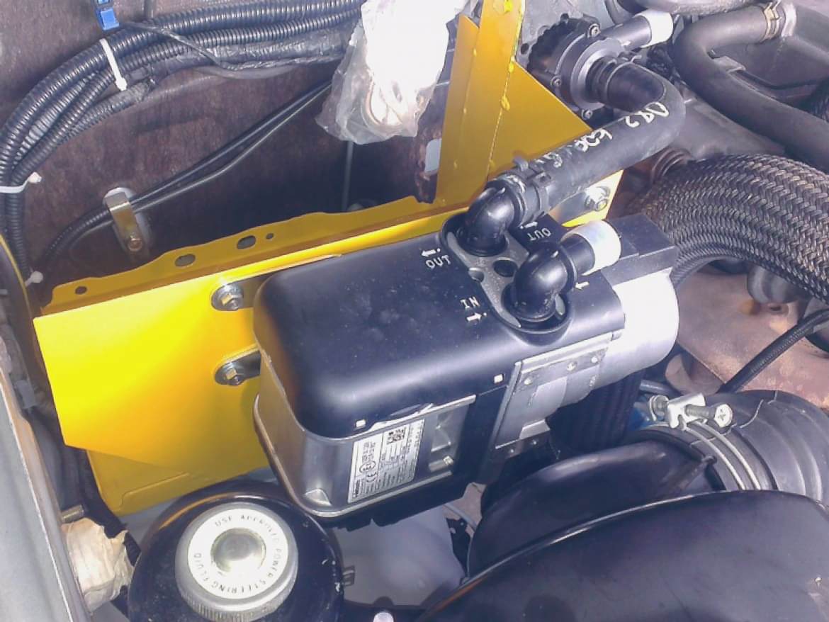 Установка электроподогревателей